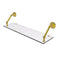 Allied Brass Prestige Que New Collection 30 Inch Floating Glass Shelf PQN-1-30-PB