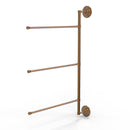 Allied Brass Prestige Que New Collection 3 Swing Arm Vertical 28 Inch Towel Bar PQN-27-3-16-28-BBR