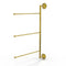 Allied Brass Prestige Que New Collection 3 Swing Arm Vertical 28 Inch Towel Bar PQN-27-3-16-28-PB