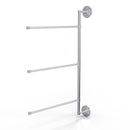 Allied Brass Prestige Que New Collection 3 Swing Arm Vertical 28 Inch Towel Bar PQN-27-3-16-28-SCH