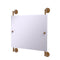 Allied Brass Prestige Que New Landscape Rectangular Frameless Rail Mounted Mirror PQN-27-93-BBR