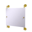 Allied Brass Prestige Que New Landscape Rectangular Frameless Rail Mounted Mirror PQN-27-93-PB