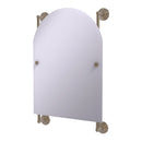 Allied Brass Prestige Que New Collection Arched Top Frameless Rail Mounted Mirror PQN-27-94-PEW