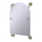 Allied Brass Prestige Que New Collection Arched Top Frameless Rail Mounted Mirror PQN-27-94-PNI