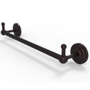 Allied Brass Prestige Que New Collection 18 Inch Towel Bar with Integrated Hooks PQN-41-18-PEG-ABZ