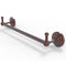 Allied Brass Prestige Que New Collection 18 Inch Towel Bar with Integrated Hooks PQN-41-18-PEG-CA