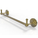 Allied Brass Prestige Que New Collection 18 Inch Towel Bar with Integrated Hooks PQN-41-18-PEG-UNL