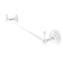 Allied Brass Prestige Que New Collection 18 Inch Towel Bar with Integrated Hooks PQN-41-18-PEG-WHM