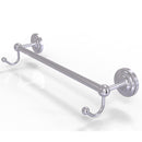 Allied Brass Prestige Que New Collection 24 Inch Towel Bar with Integrated Hooks PQN-41-24-HK-SCH