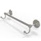Allied Brass Prestige Que New Collection 30 Inch Towel Bar with Integrated Hooks PQN-41-30-HK-SN