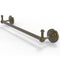 Allied Brass Prestige Que New Collection 30 Inch Towel Bar with Integrated Hooks PQN-41-30-PEG-ABR