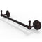Allied Brass Prestige Que New Collection 30 Inch Towel Bar with Integrated Hooks PQN-41-30-PEG-ABZ