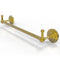 Allied Brass Prestige Que New Collection 30 Inch Towel Bar with Integrated Hooks PQN-41-30-PEG-PB