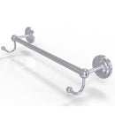 Allied Brass Prestige Que New Collection 36 Inch Towel Bar with Integrated Hooks PQN-41-36-HK-SCH