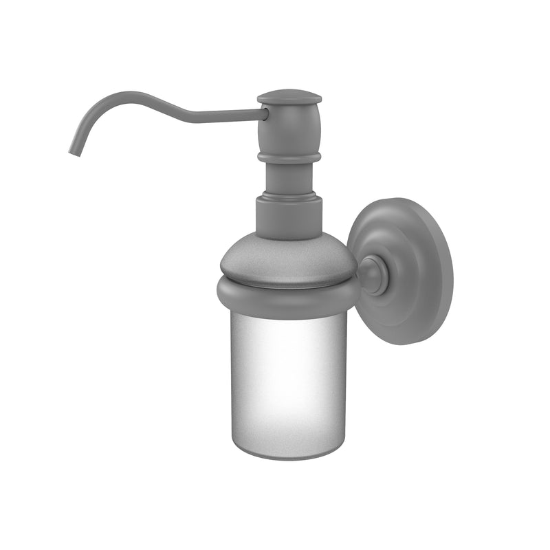 Allied Brass Prestige Que New Collection Wall Mounted Soap Dispenser PQN-60-GYM