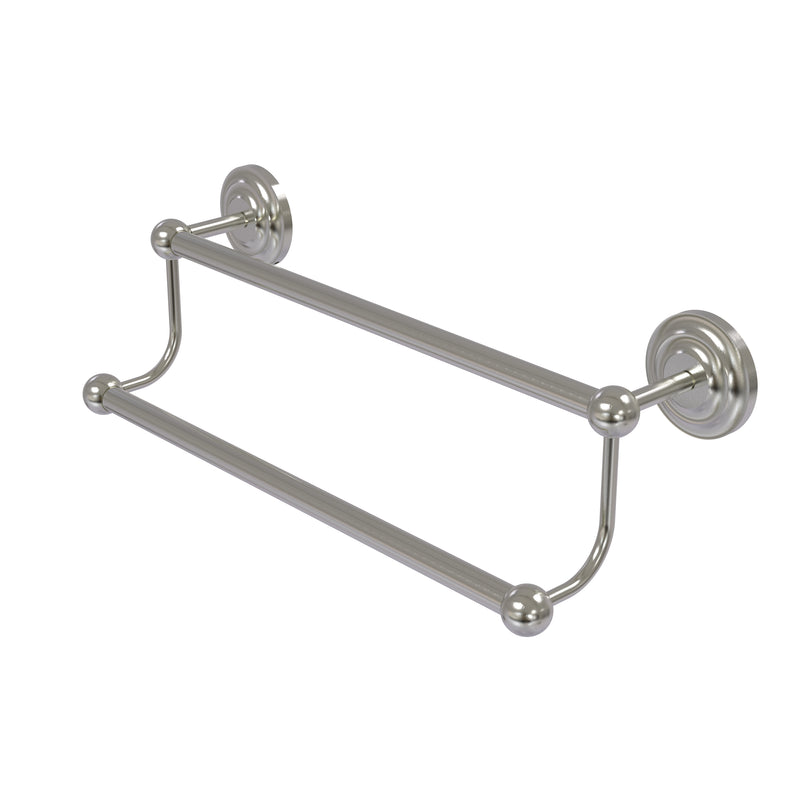 Allied Brass Prestige Que New Collection 24 Inch Double Towel Bar PQN-72-24-SN