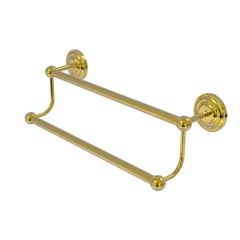 Allied Brass Prestige Que New Collection 36 Inch Double Towel Bar PQN-72-36-PB