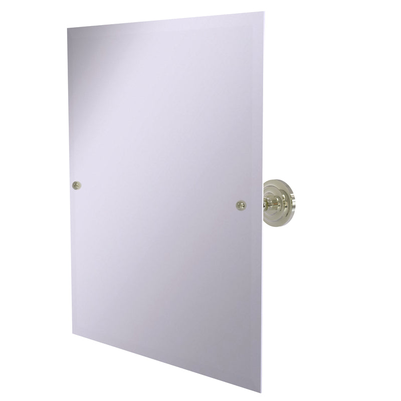 Allied Brass Frameless Rectangular Tilt Mirror with Beveled Edge PQN-92-PNI