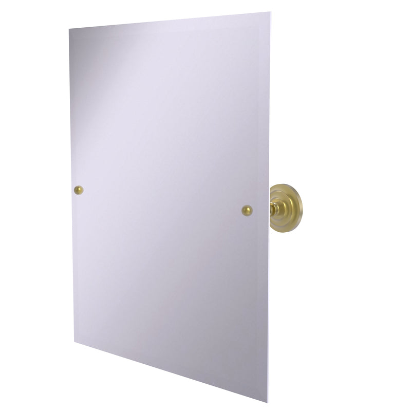 Allied Brass Frameless Rectangular Tilt Mirror with Beveled Edge PQN-92-SBR