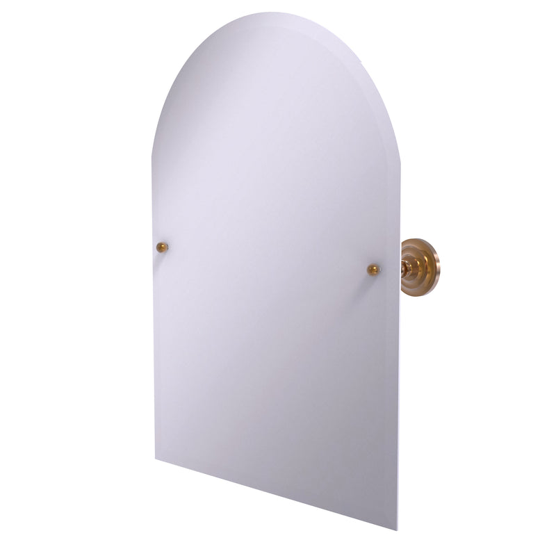 Allied Brass Frameless Arched Top Tilt Mirror with Beveled Edge PQN-94-BBR