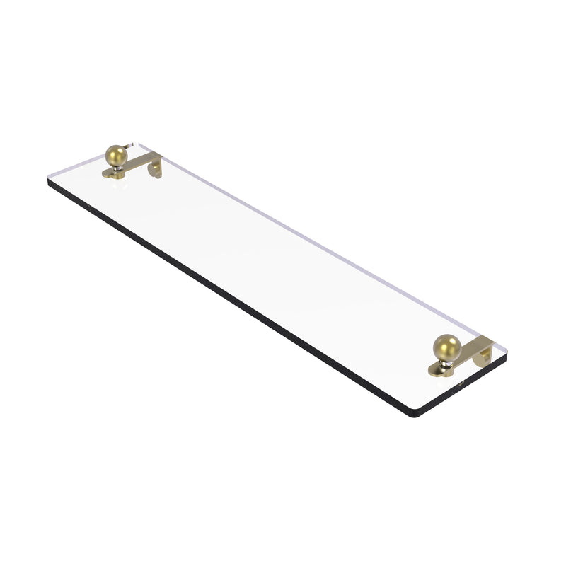 Allied Brass 22 Inch Glass Vanity Shelf with Beveled Edges PR-1-22-SBR