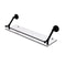 Allied Brass Prestige Regal 30 Inch Floating Glass Shelf with Gallery Rail PR-1-30-GAL-BKM