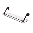 Allied Brass Prestige Regal 30 Inch Floating Glass Shelf with Gallery Rail PR-1-30-GAL-ORB