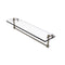 Allied Brass 22 Inch Glass Vanity Shelf with Integrated Towel Bar PR-1-22TB-ABR