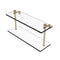 Allied Brass 16 Inch Two Tiered Glass Shelf PR-2-16-UNL