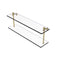 Allied Brass 22 Inch Two Tiered Glass Shelf PR-2-22-UNL