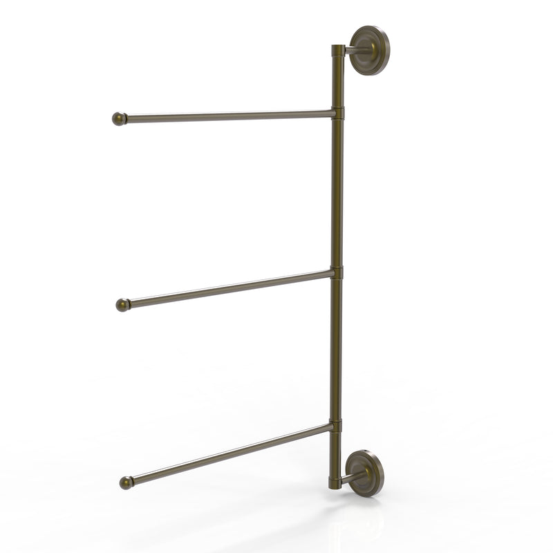 Allied Brass Prestige Regal Collection 3 Swing Arm Vertical 28 Inch Towel Bar PR-27-3-16-28-ABR