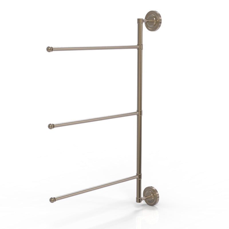 Allied Brass Prestige Regal Collection 3 Swing Arm Vertical 28 Inch Towel Bar PR-27-3-16-28-PEW