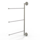 Allied Brass Prestige Regal Collection 3 Swing Arm Vertical 28 Inch Towel Bar PR-27-3-16-28-SN