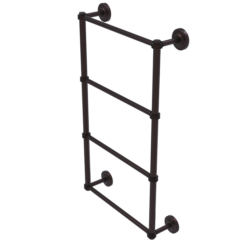 Allied Brass Prestige Regal Collection 4 Tier 24 Inch Ladder Towel Bar with Dotted Detail PR-28D-24-ABZ