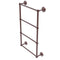 Allied Brass Prestige Regal Collection 4 Tier 24 Inch Ladder Towel Bar with Dotted Detail PR-28D-24-CA