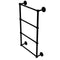 Allied Brass Prestige Regal Collection 4 Tier 30 Inch Ladder Towel Bar with Dotted Detail PR-28D-30-BKM