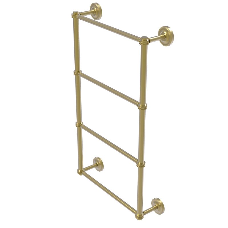 Allied Brass Prestige Regal Collection 4 Tier 30 Inch Ladder Towel Bar with Dotted Detail PR-28D-30-SBR