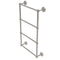 Allied Brass Prestige Regal Collection 4 Tier 30 Inch Ladder Towel Bar with Dotted Detail PR-28D-30-SN