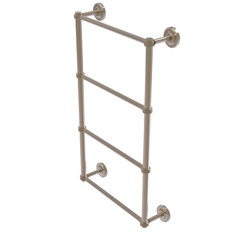 Allied Brass Prestige Regal Collection 4 Tier 36 Inch Ladder Towel Bar with Dotted Detail PR-28D-36-PEW