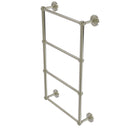 Allied Brass Prestige Regal Collection 4 Tier 30 Inch Ladder Towel Bar with Groovy Detail PR-28G-30-PNI