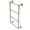 Allied Brass Prestige Regal Collection 4 Tier 36 Inch Ladder Towel Bar with Groovy Detail PR-28G-36-UNL