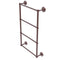 Allied Brass Prestige Regal Collection 4 Tier 30 Inch Ladder Towel Bar with Twisted Detail PR-28T-30-CA
