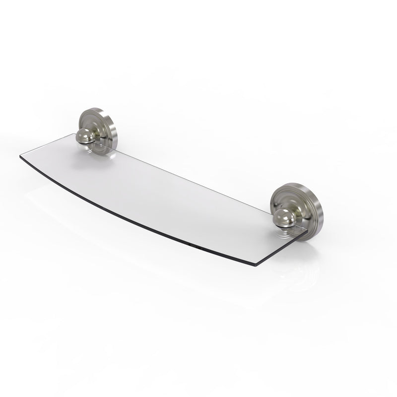 Allied Brass Prestige Regal Collection 18 Inch Glass Shelf PR-33-18-SN