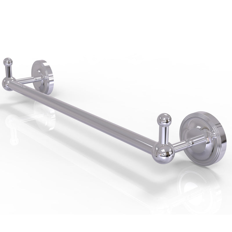 Allied Brass Prestige Regal Collection 18 Inch Towel Bar with Integrated Hooks PR-41-18-PEG-PC