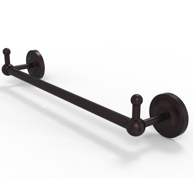 Allied Brass Prestige Regal Collection 24 Inch Towel Bar with Integrated Hooks PR-41-24-PEG-ABZ