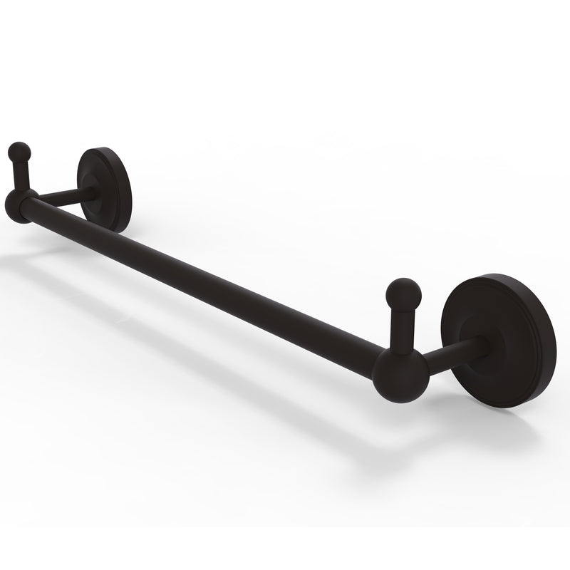 Allied Brass Prestige Regal Collection 30 Inch Towel Bar with Integrated Hooks PR-41-30-PEG-ORB