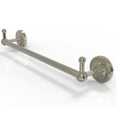 Allied Brass Prestige Regal Collection 30 Inch Towel Bar with Integrated Hooks PR-41-30-PEG-PNI
