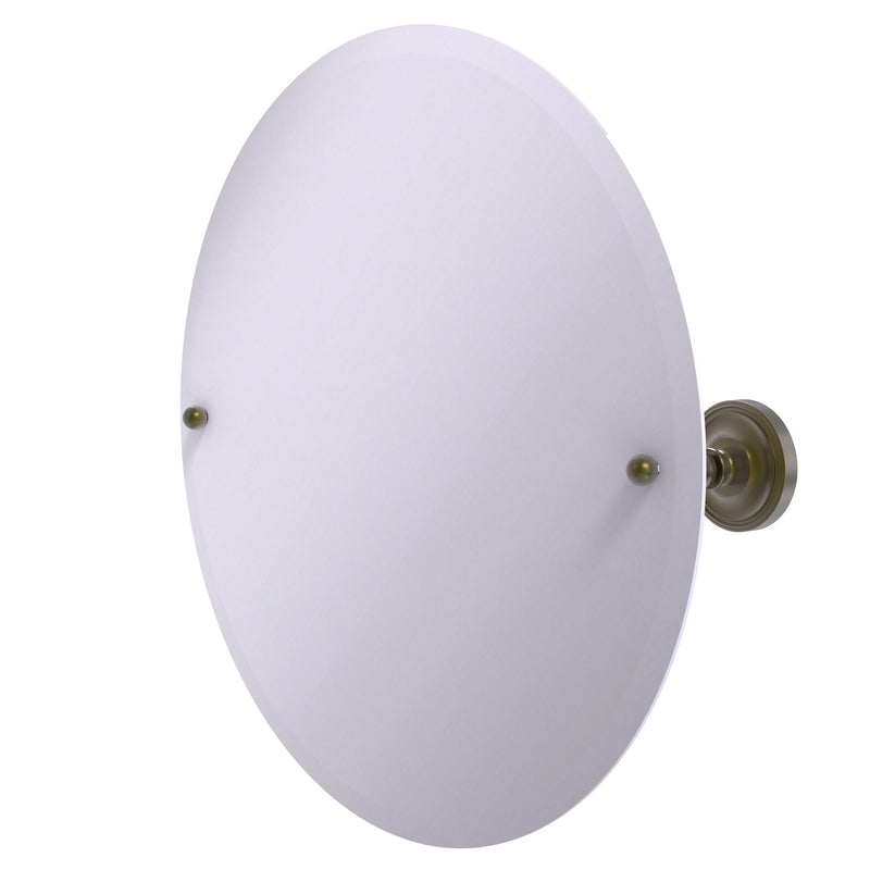 Allied Brass Frameless Round Tilt Mirror with Beveled Edge PR-90-ABR