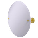 Allied Brass Frameless Round Tilt Mirror with Beveled Edge PR-90-PB