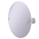 Allied Brass Frameless Round Tilt Mirror with Beveled Edge PR-90-SCH